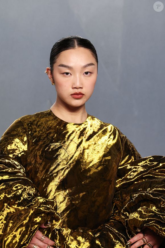 Audrey Nuna portant Maison Margiela FW25 Couture et des bijoux Chopard arrive à la 2026 Vanity Fair Oscar Party (98th Annual Academy Awards) Hosted By Mark Guiducci tenue à la David Geffen Galleries at the Los Angeles County Museum of Art (LACMA) at 5905 Wilshire Blvd le 15 mars 2026 à Museum Row, Miracle Mile, Los Angeles, Californie, États-Unis. Photo par Xavier Collin/Image Press Agency/ABACAPRESS.COM