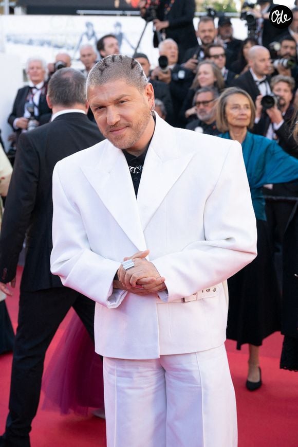 Quentin Mosimann lors de la projection sur tapis rouge du film "Karma" dans le cadre du 79e Festival de Cannes, à Cannes, le 15 mai 2026. Photo : Laurent Zabulon/ABACAPRESS.COM