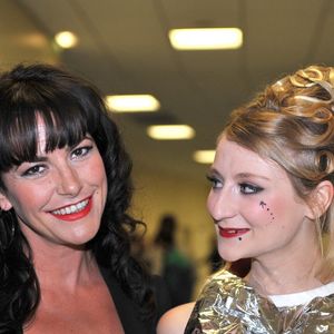 EXCLUSIF - Lio et Lucile de l'émission "Nouvelle Star" posent lors de la RFM Party 80, au stade de France, à Saint Denis, France, le 17 mai 2008. Photo par Gouhier-Gorassini/ABACAPRESS.COM"