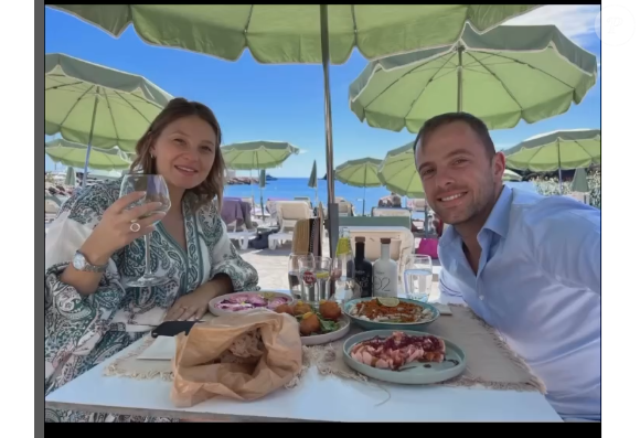 Ludovic ("L'amour est dans le pré") avec Julia. @Instagram