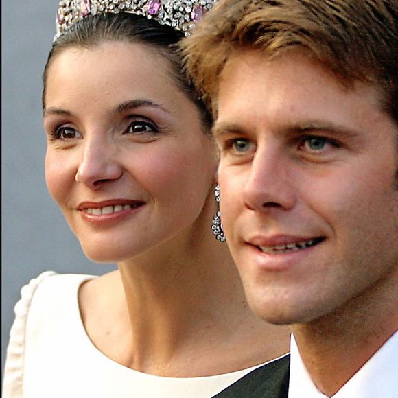 Le 25 septembre 2003, Clotilde Courau et le prince Emmanuel-Philibert de Savoie se sont mariés à la basilique Sainte-Marie-des-Anges-et-des-Martyrs à Rome. © Bestimage