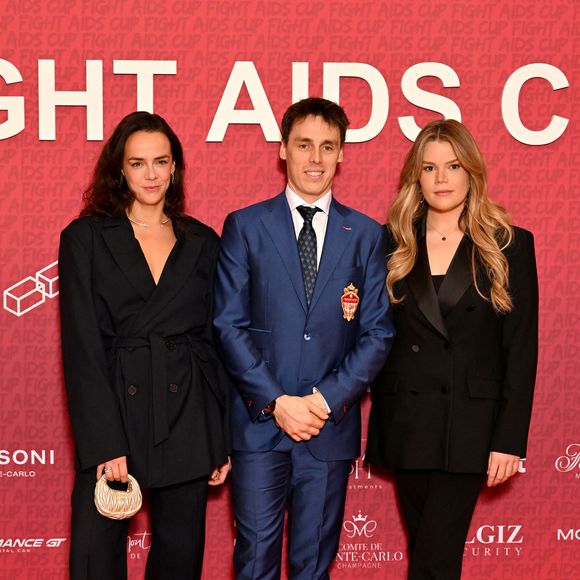 Pauline Ducruet, Louis Ducruet et Camille Gottlieb durant la soirée de gala du "Fight Aids Cup 2026" à l'hôtel Fairmont Monte-Carlo à Monaco, le 24 janvier 2026. © Bruno Bebert / Bestimage