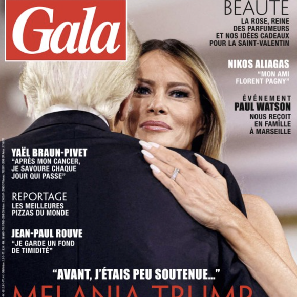 Capture d'écran de la couverture du magazine Gala du 30 janvier 2025.