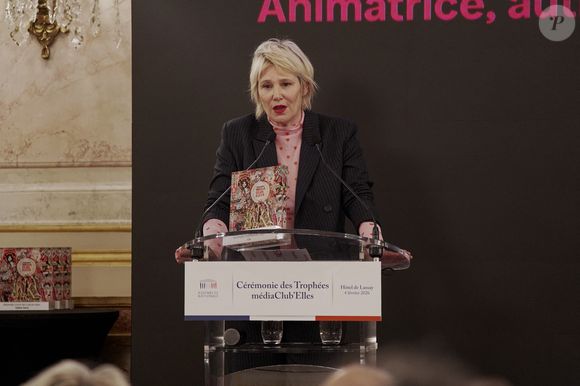 Maïtena Biraben - Cérémonie des Trophées médiaClub'Elles 2026 dans les salons de l'Hôtel de Lassay le 4 février 2026.

© Anne-Sophie Guebey / Bestimage
