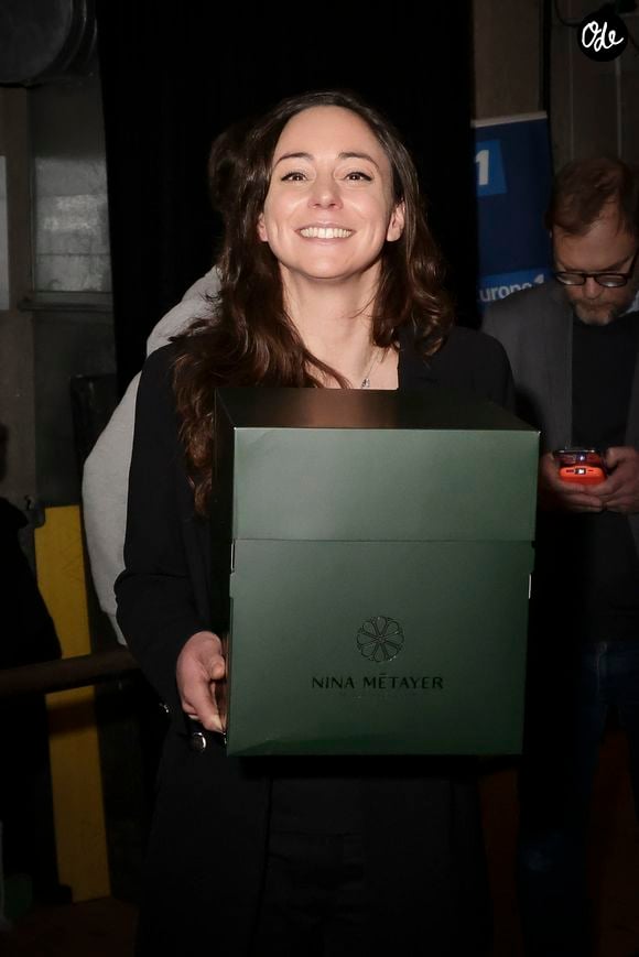 Nina Metayer, lors de la 500 ème de Culture et Média sur Europe 1 en présence de nombreux invités, à Paris, France, le 23 janvier 2026. © Jack Tribeca/Bestimage