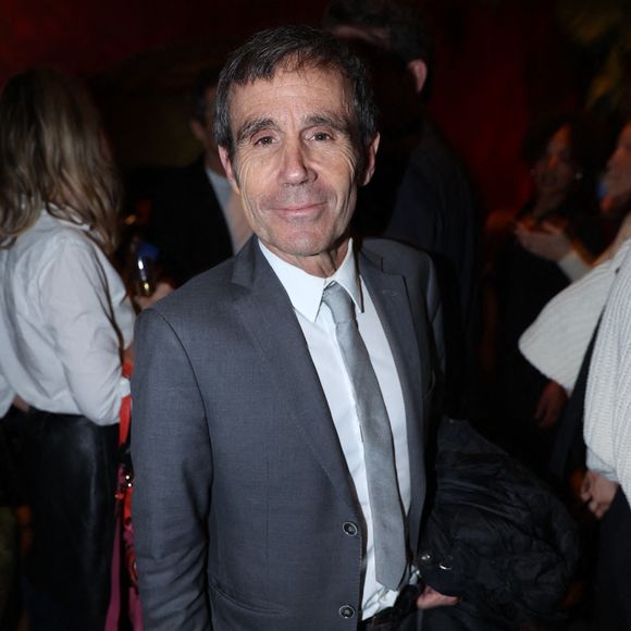Exclusif - David Pujadas assiste au lancement du livre Raphael Enthoven 'L'esprit Artificiel' organisé par Five Eyes Production au Buddha Bar à Paris, France, le 23 janvier 2024. Photo by Jerome Dominé/ABACAPRESS.COM