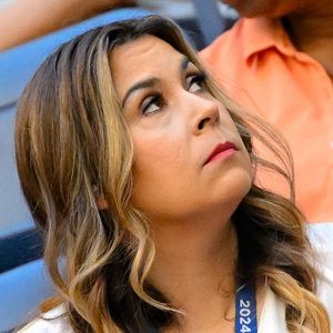 Marion Bartoli en tribunes du tournoi de l'US Open 2024 au parc de Flushing Meadows à New York City, NY, Etats-Unis, le 6 septembre 2024. © Chryslene Caillaud/Panoramic/Bestimage