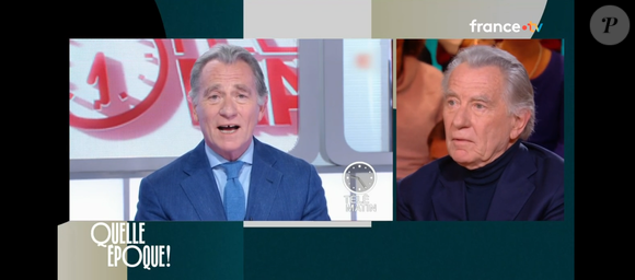 William Leymergie ému dans "Quelle époque !" sur France 2, le 15 novembre 2025.