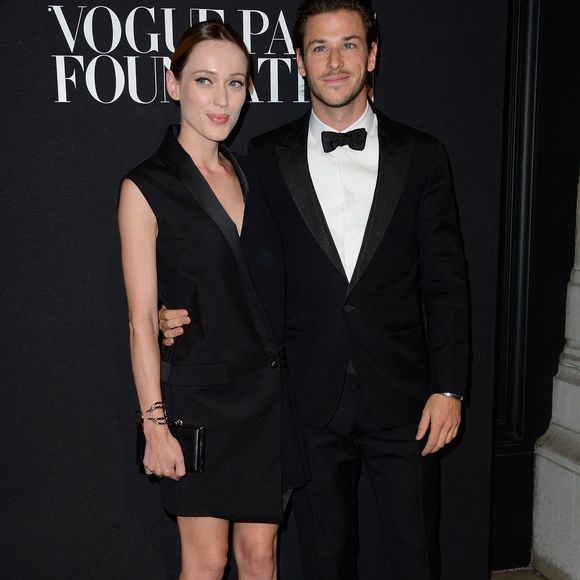 Gaspard Ulliel et Gaëlle Pietri assistant au Gala de la Fondation Vogue dans le cadre de la Semaine de la mode de Paris au Palais Galliera à Paris, France, le 9 juillet 2014. Photo par Nicolas Briquet/ABACAPRESS.COM