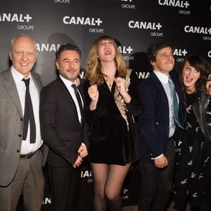 Ancienne figure mythique de Canal+, cet animateur a depuis quelques années déserté l'univers médiatique.
Nicolas Domenach, Sébastien Knafo, Daphné Bürki, Ariel Wizman, Mathilde Terrier - Soirée des animateurs du Groupe Canal+ au Manko à Paris.