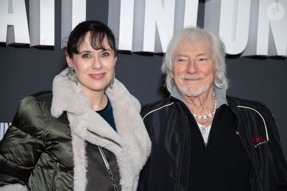 Muriel Megevand et Hugues Aufray assistent à l'avant-première du film 'Un Parfait Inconnu - A Complete Unknown' au Grand Rex le 15 janvier 2025 à Paris, France. Photo Nasser Berzane/Abaca