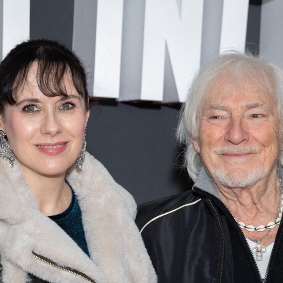 Muriel Megevand et Hugues Aufray assistent à l'avant-première du film 'Un Parfait Inconnu - A Complete Unknown' au Grand Rex le 15 janvier 2025 à Paris, France. Photo Nasser Berzane/Abaca