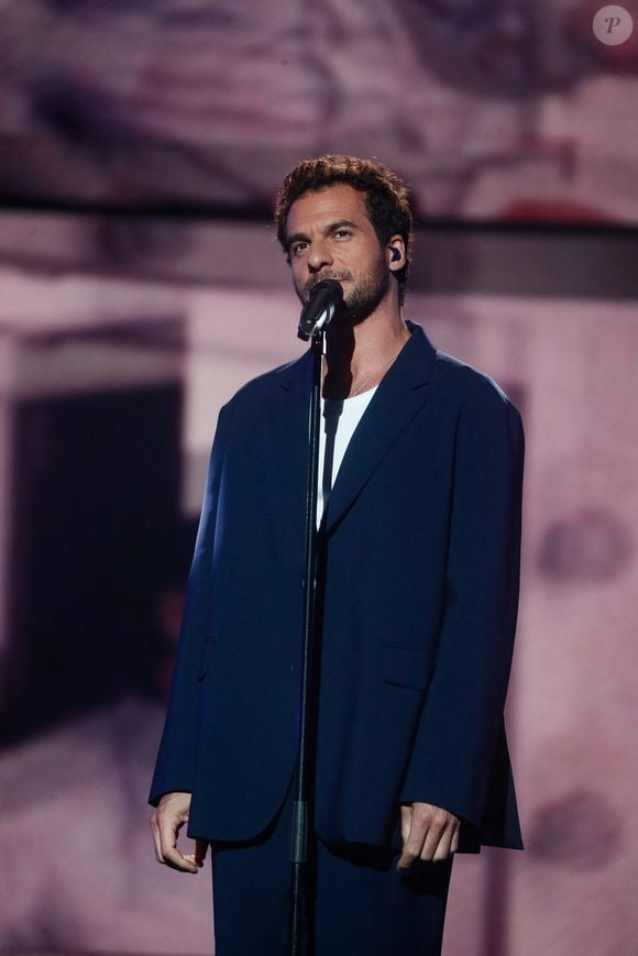 Exclusif - Amir Haddad - Enregistrement de l'émission "Eternel Aznavour, le concert événement", diffusée le 18 octobre sur France 3 © Christophe Clovis-Cyril Moreau / Bestimage