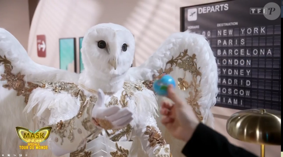 La chouette dans Mask Singer 9, prime du 22 mai - capture d'écran TF1