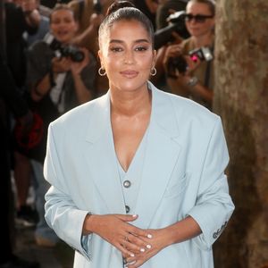 Leïla Bekhti - People au défilé de mode Hommes printemps-été 2024 "AMI" lors de la fashion week de Paris. Le 22 juin 2023 © Christophe Clovis / Veeren / Bestimage