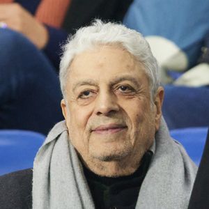 Enrico Macias - Célébrités assistent au match de Ligue des Nations entre la France et l' Israël (0-0) au Stade de France à Saint-Denis le 14 novembre 2024. © Cyril Moreau/Bestimage