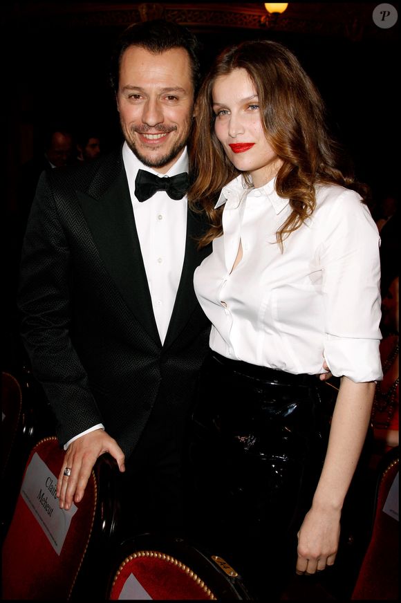 Laetitia Casta et Stefano Accorsi  - 36 ème Cérémonie des César à Paris le 25 février 2011 RINDOFF-BORDE / BESTIMAGE