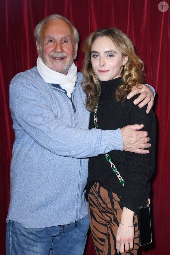 Patrice Laffont et sa fille Mathilde - Générale de la pièce "Phèdre Inattendue" au théâtre du Ranelagh à Paris le 3 avril 2023. © Giancarlo Gorassini/Bestimage
