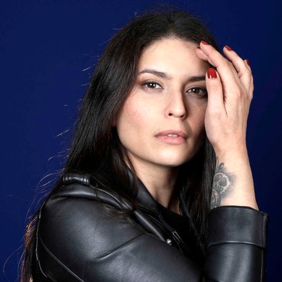 Lucie Bernardoni lors d'une séance photo à Paris, France, le 3 février 2022. Photo par VIM/ABACAPRESS.COM