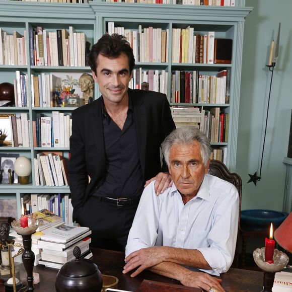 Exclusif - Rendez-vous avec Jean Paul Enthoven et son fils Raphael Enthoven - Paris le 17/10/2013 (OLIVIER BORDE / BESTIMAGE).