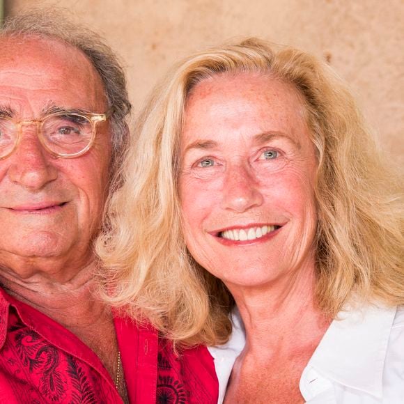 Exclusif. Claude Brasseur et Brigitte Fossey lors du 29ème Festival de Ramatuelle, à Ramatuelle, près de Saint-Tropez, dans le sud de la France, le 11 août 2013. Photo par Cyril Bruneau/ABACAPRESS.COM