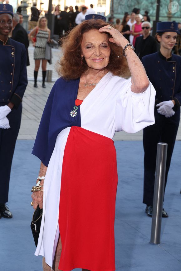 Diane von Furstenberg participe à Vogue World : Paris à la Place Vendôme à Paris, France, le 23 juin 2024. Photo par Jerome Dominé/ABACAPRESS.COM