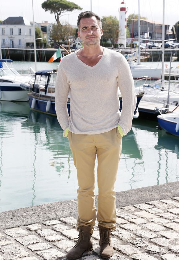 Olivier Minne présent au 15ème Festival de la Fiction TV à La Rochelle. Photo par Patrick Bernard/Abaca