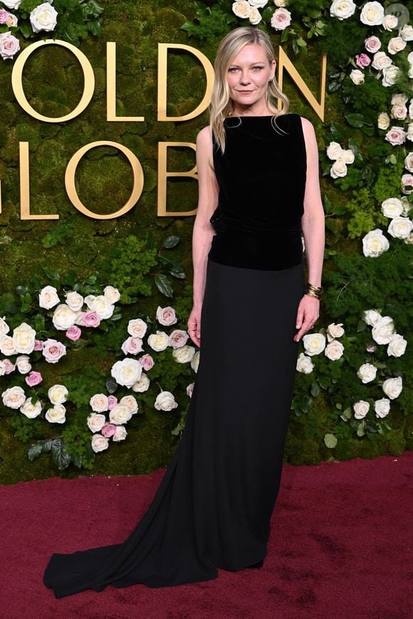 Kirsten Dunst lors de la 82ème édition des Golden Globes au Beverly Hilton à Los Angeles, le 5 janvier 2024.