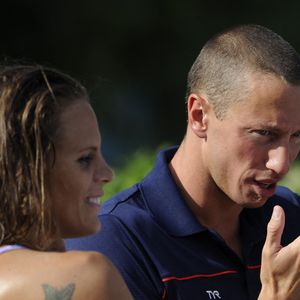 C’est en 2010 qu’elle accueille son premier enfant, une petite Manon, née de ses amours avec Frédérick Bousquet.

La Française Laure Manaudou et Frederick Bousquet à l'Open de France EDF à Paris, France, le 25 juin 2011. Photo by Henri Szwarc/ABACAPRESS.COM
