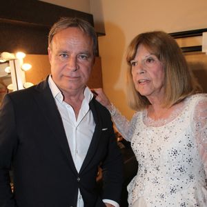 Exclusif - Fabien Lecœuvre et Chantal Goya - Personnalités au spectacle de Chantal Goya "50 ans d'amour" au palais des Congrès à Paris le 25 mai 2025.

© Philippe Baldini / Bestimage