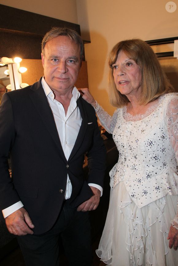 Exclusif - Fabien Lecœuvre et Chantal Goya - Personnalités au spectacle de Chantal Goya "50 ans d'amour" au palais des Congrès à Paris le 25 mai 2025.

© Philippe Baldini / Bestimage