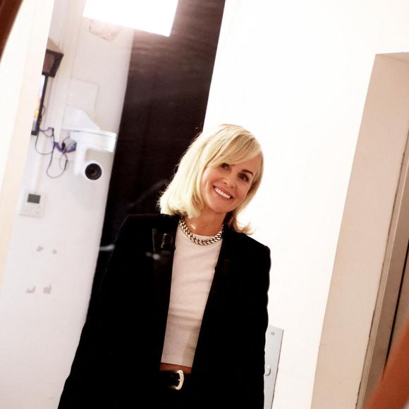 Laeticia Hallyday lors de l'enregistrement de l'émission de télévision "C L'Hebdo" sur France 5 Spéciale Johnny Hallyday diffusée le 16 décembre  et présentée par A.Casse à Paris, France, le 22 novembre 2023.
Laeticia Hallyday était invitée pour parler de l'exposition qui ouvrira ses portes le 22 décembre à Paris Expo Porte de Versailles. © Dominique Jacovides/Bestimage
