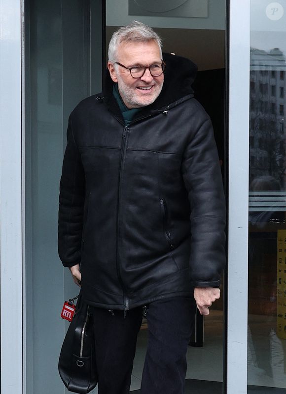 Exclusif - Laurent Ruquier - Les célébrités quittent les studios de RTL à Neuilly sur Seine, le 9 janvier 2025. 
Agence / Bestimage