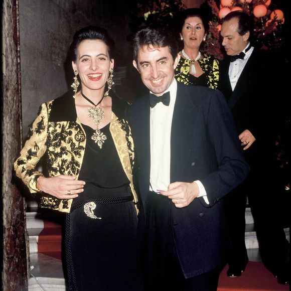 Archives - Inès de la Fressange et son mari Luigi d’Urso. RINDOFF-CASTEL / BESTIMAGE