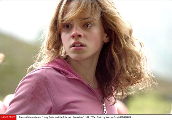 Emma Watson dans "Harry Potter et le prisonnier d'Azkaban". 2004. @Warner Bros/KRT/ABACA.