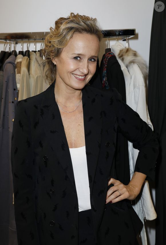 Exclusif - Caroline Roux - Cocktail pour le lancement du Pop-up exclusif des vêtements pour femme P.A.R.O.S.H. au Montaigne Market à Paris le 19 novembre 2019. © Marc Ausset-Lacroix/Bestimage