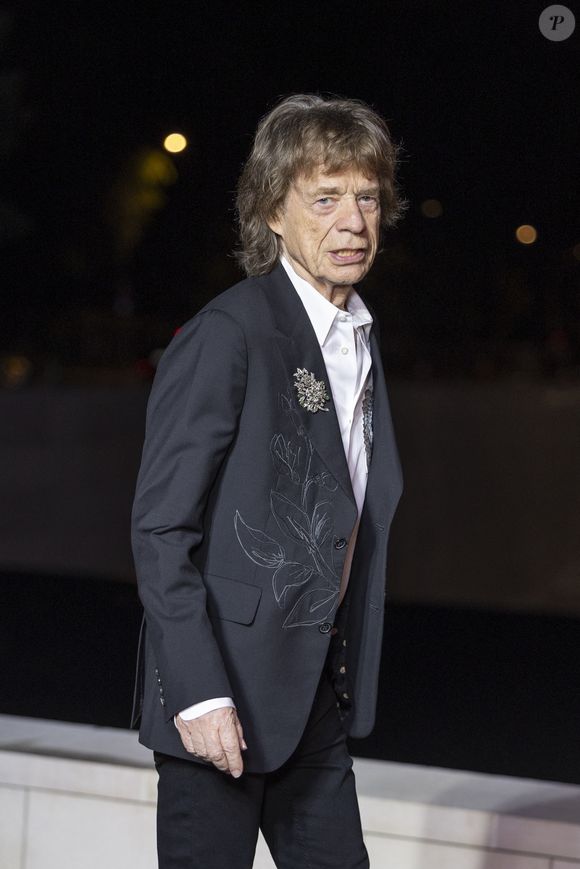 Mick Jagger - Photocall du dîner "Prelude pour les JO" à la Fondation Vuitton à Paris, France, le 25 juillet 2024. © Olivier Borde/Bestimage