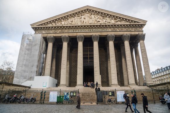 Illustration - Messe en hommage à Johnny Hallyday en l'église La Madeleine à Paris, deux ans après sa mort. Le 9 décembre 2019 © Tiziano Da Silva / Bestimage