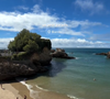 Amandine Petit et son mari sont actuellement à Biarritz le temps d'un week-end. Dans ses stories Instagram, elle n'a pas hésité à parler de "petit paradis" en partageant une vidéo d'une sublime petite plage de la ville. 

Amandine Petit à Biarritz samedi 4 juillet 2026 - Instagram