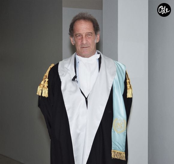 L'acteur français Vincent Lindon reçoit le prix du Master honorifique Arts de la narration à Milan, Italie, le 10 février 2025. © Nick Zonna/IPA via ZUMA Press/Bestimage