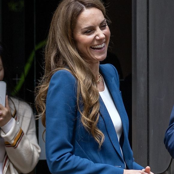 Catherine (Kate) Middleton, princesse de Galles, à la sortie du musée V&A East Storehouse à Londres, Royaume Uni, le 10 juin 2025. © Backgrid/Bestimage