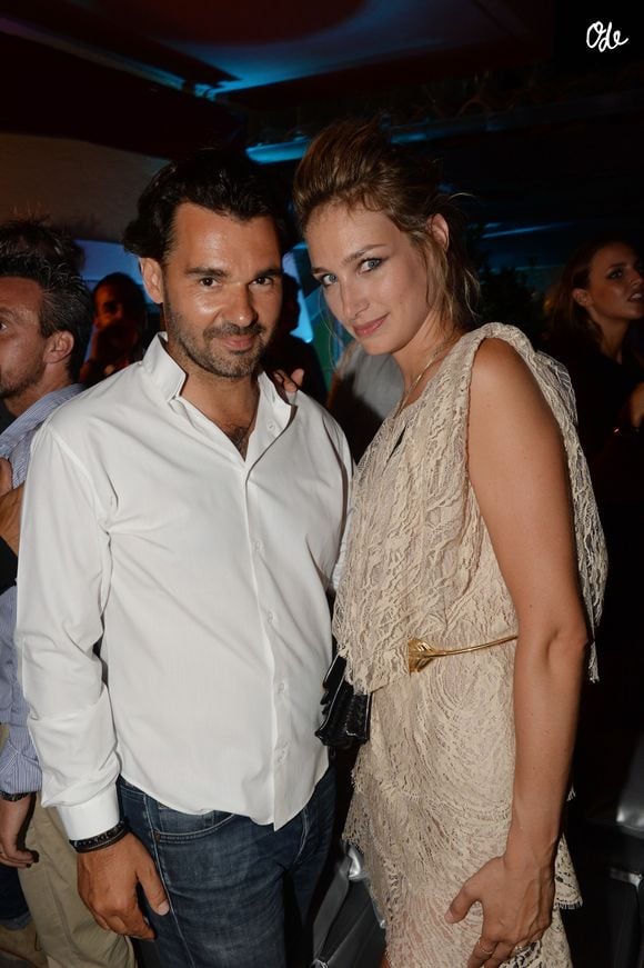 Exclusif - Antoine Chevanne (propriétaire du Byblos) et Pauline Lefèvre - People à la soirée "Summer Party" au club Le Byblos à Saint-Tropez. Le 16 juillet 2015