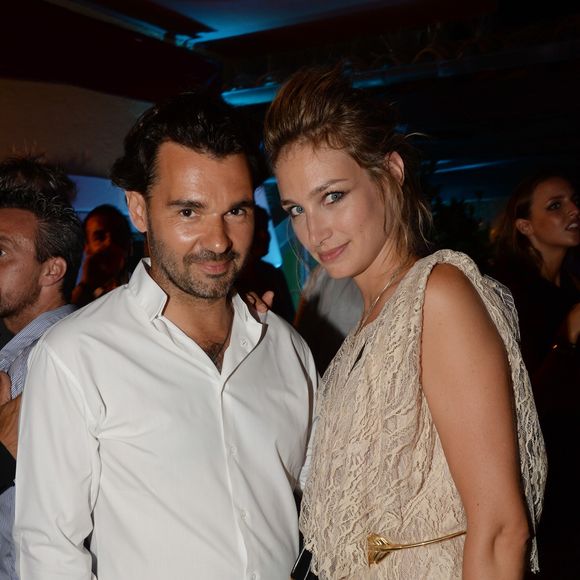 Exclusif - Antoine Chevanne (propriétaire du Byblos) et Pauline Lefèvre - People à la soirée "Summer Party" au club Le Byblos à Saint-Tropez. Le 16 juillet 2015