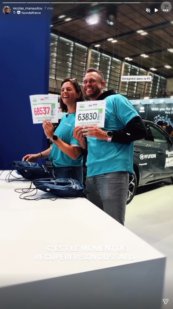 Ce 11 avril 2026, ils ont tous deux pu récupérer leurs dossards : dernière ligne droite avant le marathon du lendemain.

Laure Manaudou se prépare à effectuer son tout premier marathon en compagnie de son grand frère Nicolas
