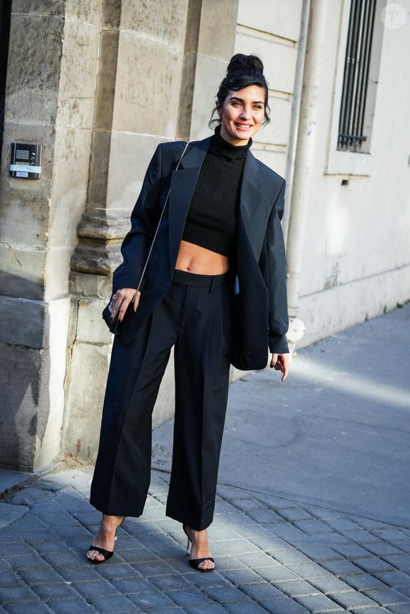 Tuba Buyukustun au défilé La Rose Vivier à la Fashion Week de Paris le 6 mars 2025 © Lucia Sabatelli / Bestimage