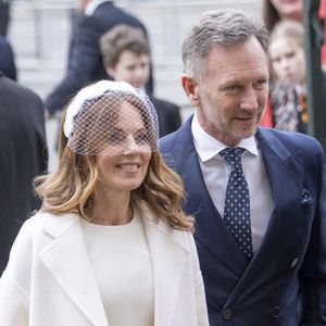 Le 9 mars 2026, Geri Halliwell-Horner et Christian Horner assistent à la cérémonie annuelle de célébration de la Journée du Commonwealth à l'abbaye de Westminster, à Londres. Photo : GOFF  / BESTIMAGE