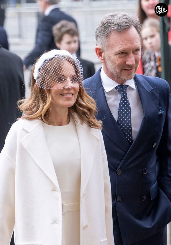Le 9 mars 2026, Geri Halliwell-Horner et Christian Horner assistent à la cérémonie annuelle de célébration de la Journée du Commonwealth à l'abbaye de Westminster, à Londres. Photo : GOFF  / BESTIMAGE