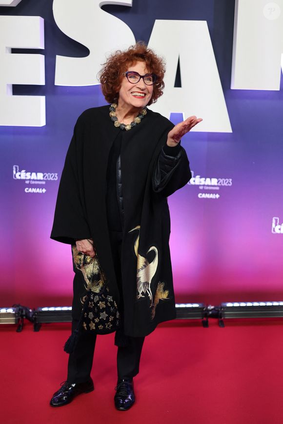 Andréa Ferréol au photocall de la 48e cérémonie des César à l’Olympia à Paris le 24 février 2023. © Dominique Jacovides / Olivier Borde / Bestimage