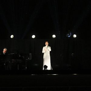 Le 26 juillet, à Paris, lors de la cérémonie d'ouverture des Jeux Olympiques 2024 : Céline Dion sur la Tour Eiffel © Photo News / Panoramic / Bestimage
