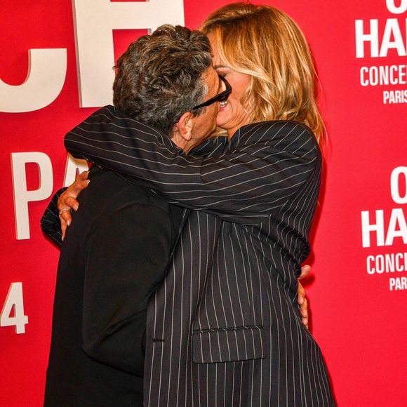 Marc Lavoine, Adriana Karembeu assistent à un photocall pour le Concerto For Peace d'Omar Harfouch au Théâtre des Champs-Elysées le 18 septembre 2024 à Paris, France. Photo par Shootpix/ABACAPRESS.COM